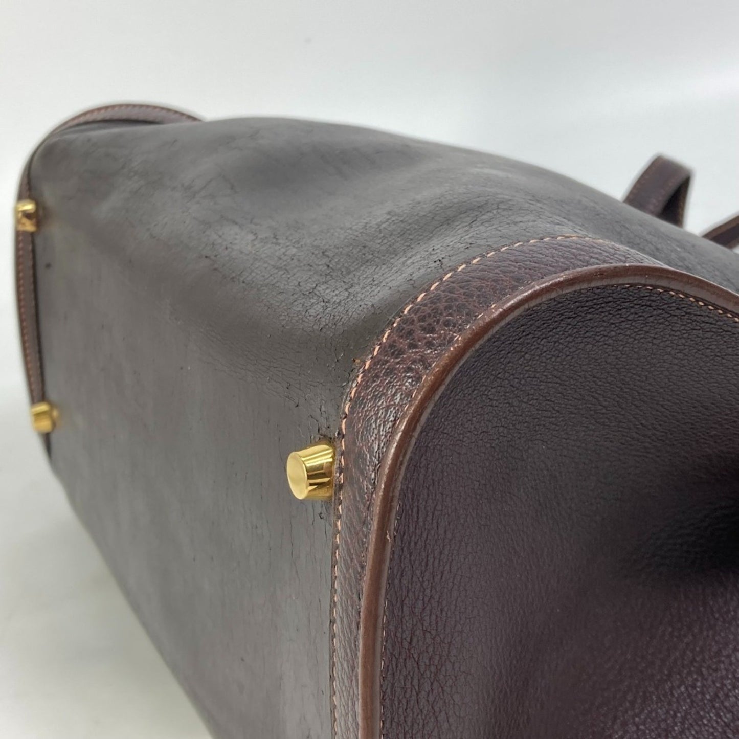 Hermès -- Brown Leather Shoulder Bag