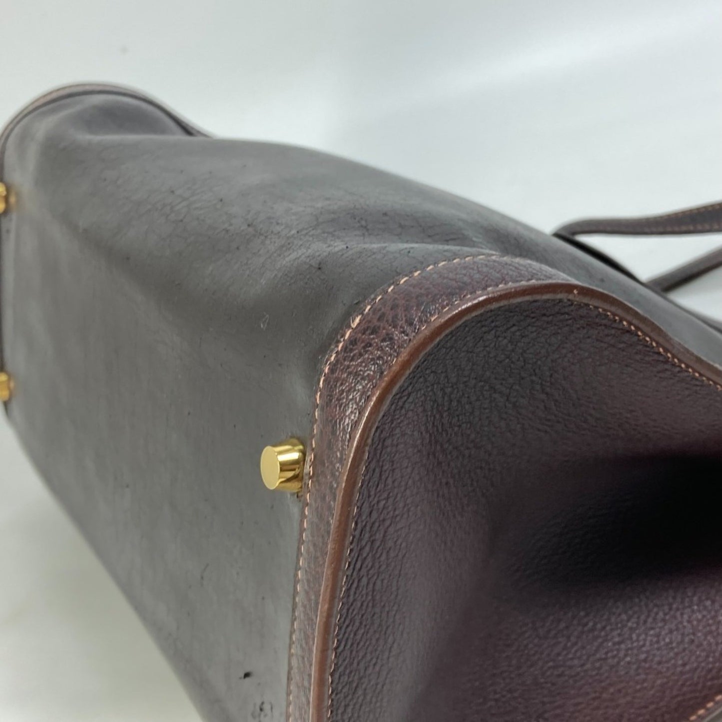 Hermès -- Brown Leather Shoulder Bag