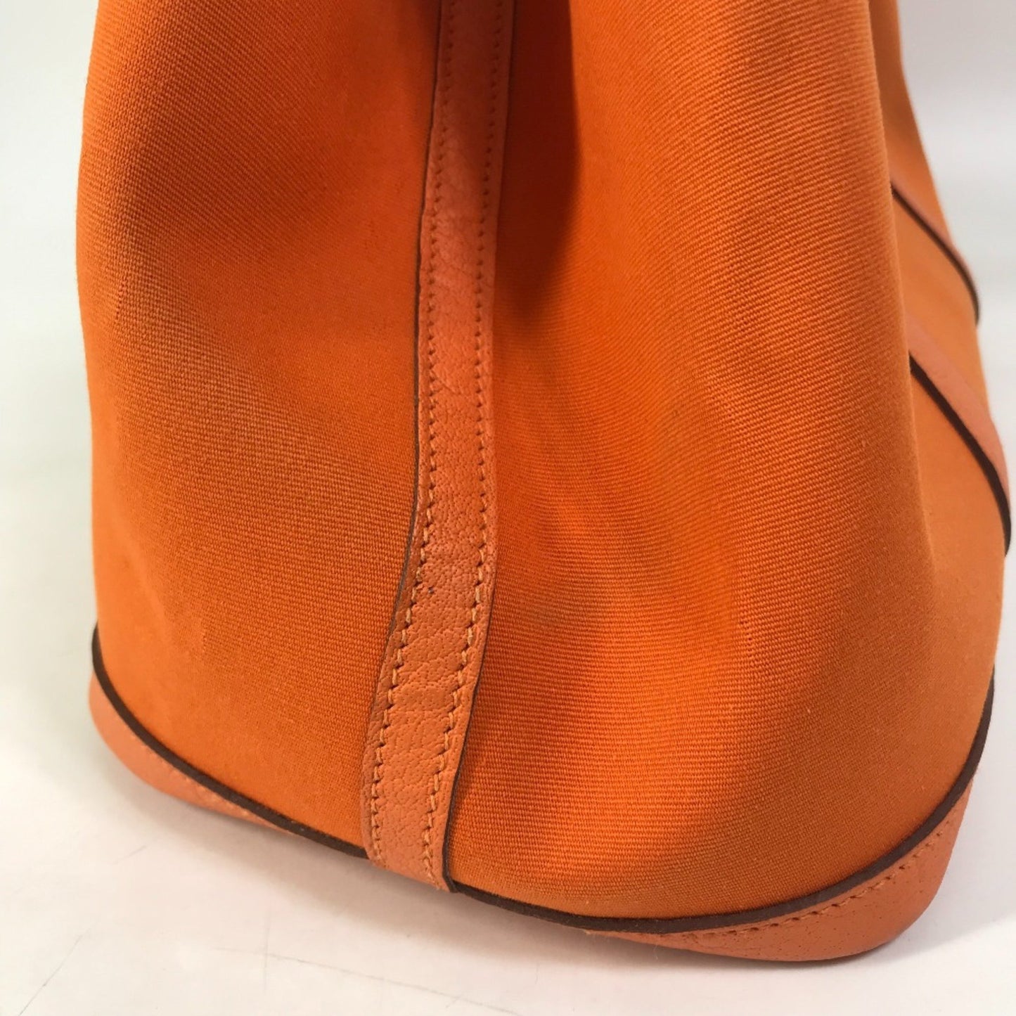 Hermès Garden Party Orange Canvas Tote Bag