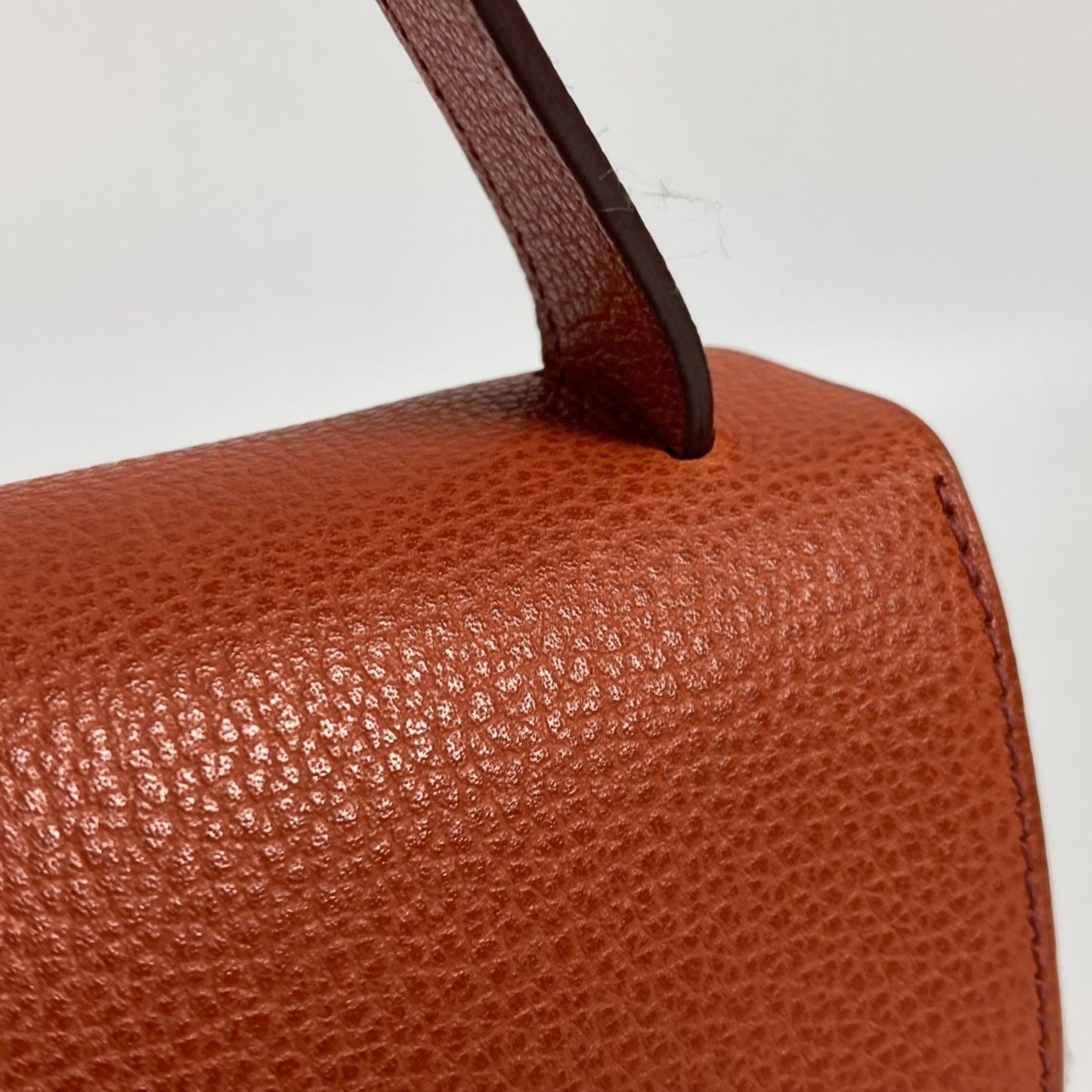 Hermès Colorado Orange Leather Shoulder Bag