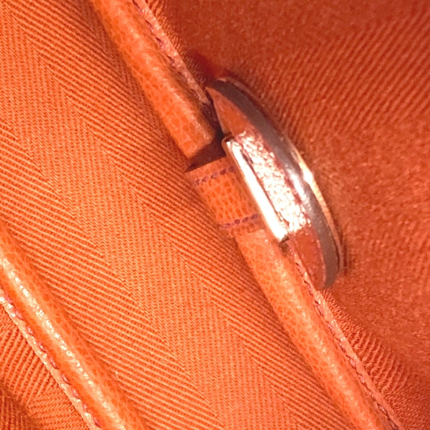 Hermès Colorado Orange Leather Shoulder Bag