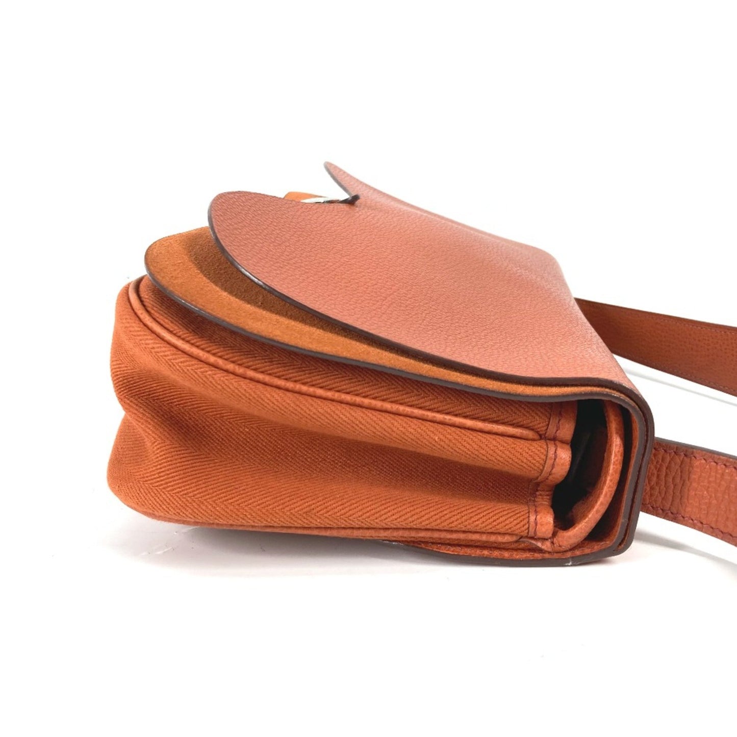 Hermès Colorado Orange Leather Shoulder Bag