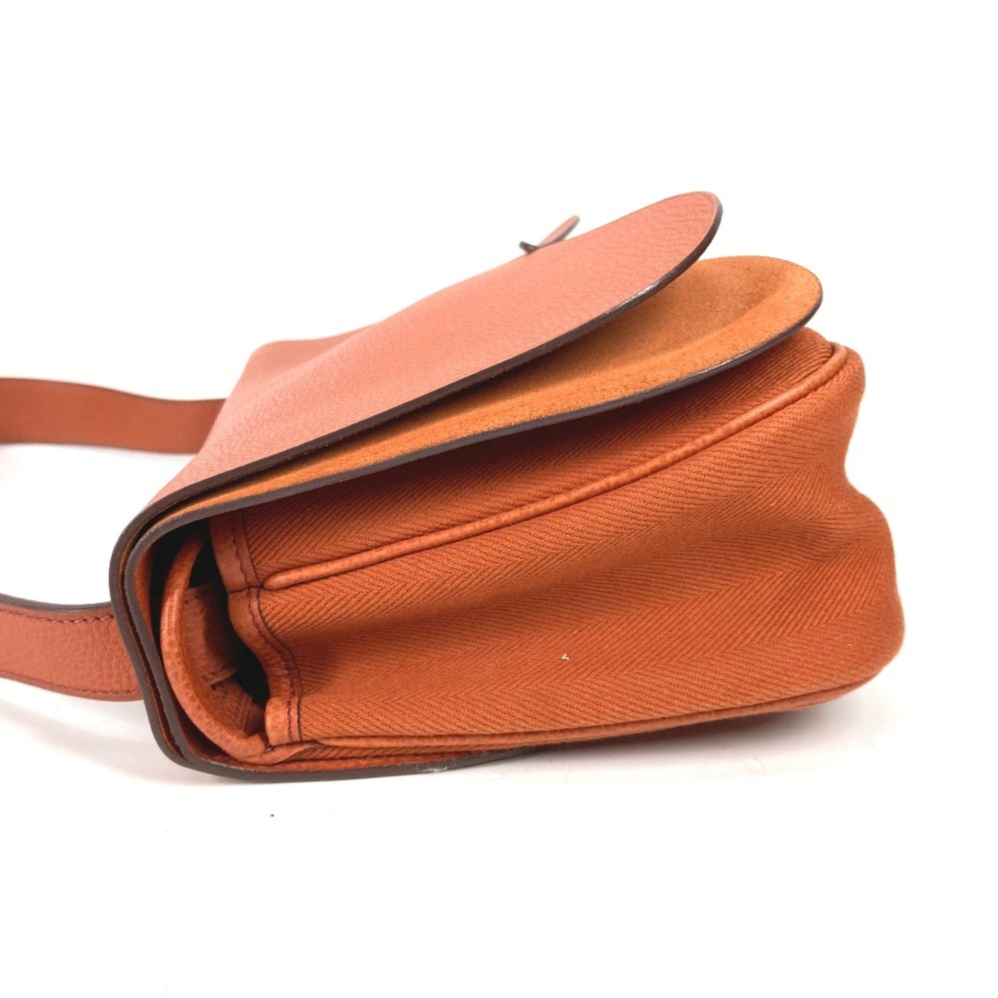 Hermès Colorado Orange Leather Shoulder Bag