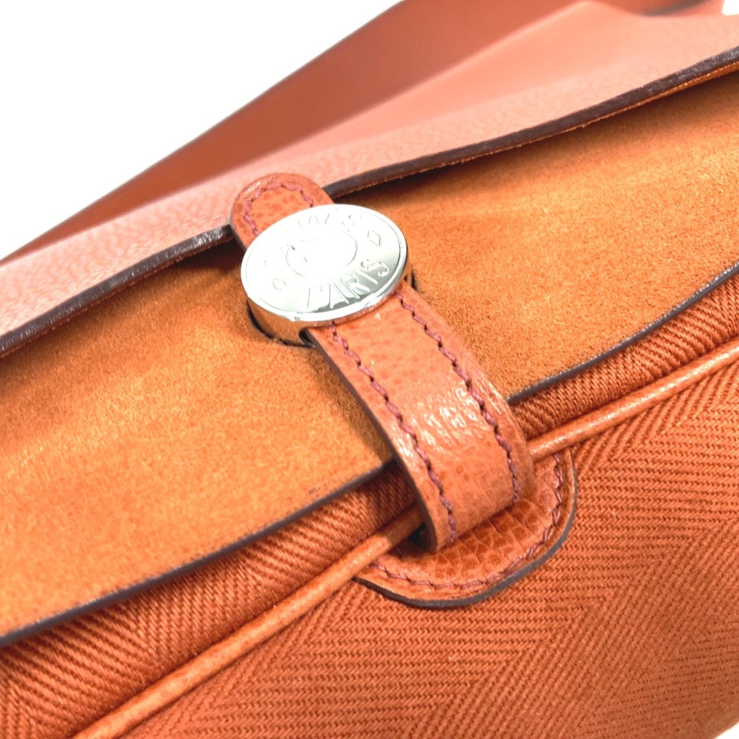 Hermès Colorado Orange Leather Shoulder Bag