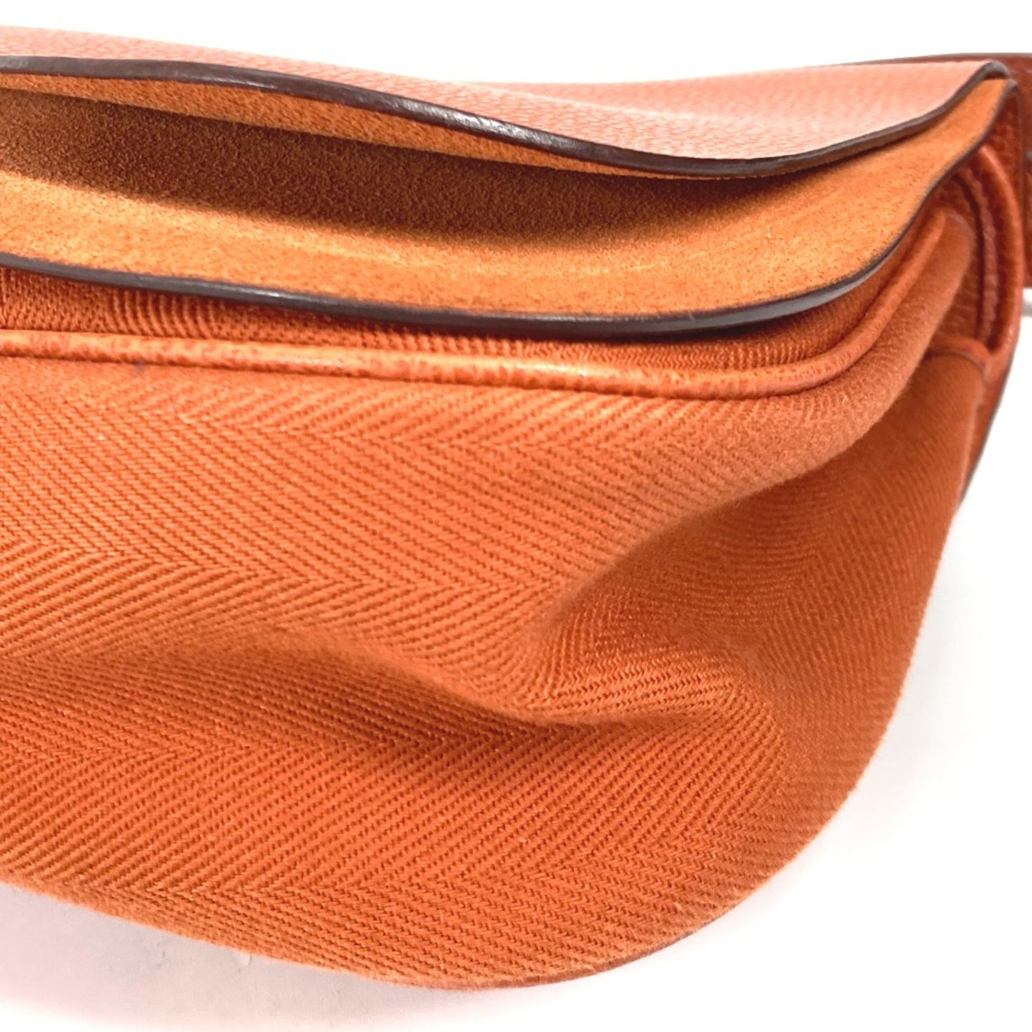 Hermès Colorado Orange Leather Shoulder Bag