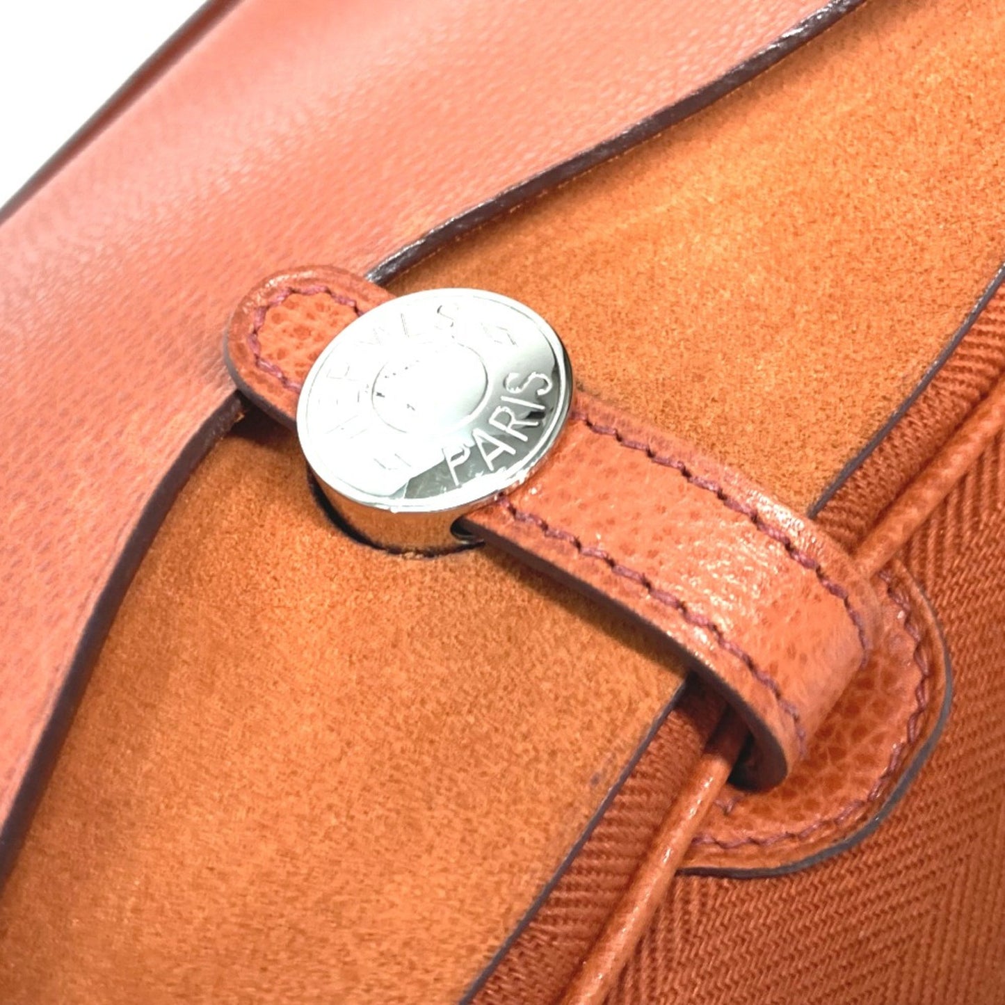 Hermès Colorado Orange Leather Shoulder Bag