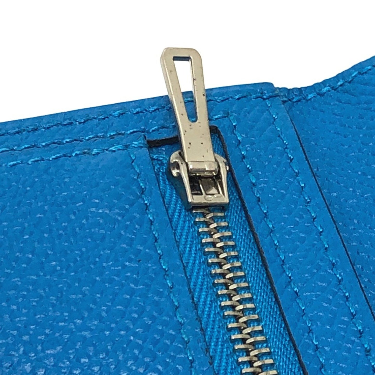 Hermès Béarn Blue Leather Wallet Accessories