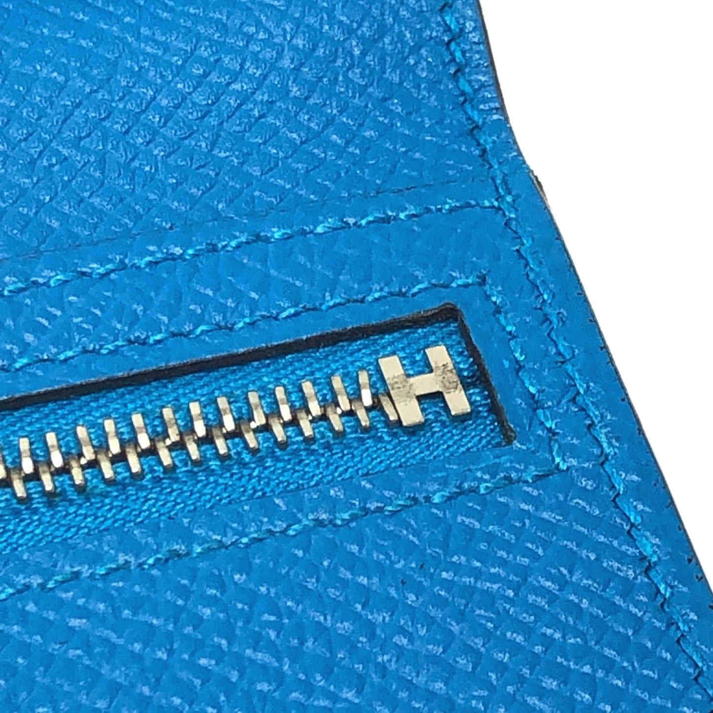 Hermès Béarn Blue Leather Wallet Accessories