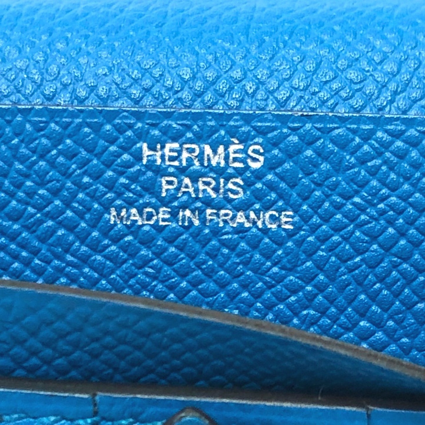 Hermès Béarn Blue Leather Wallet Accessories