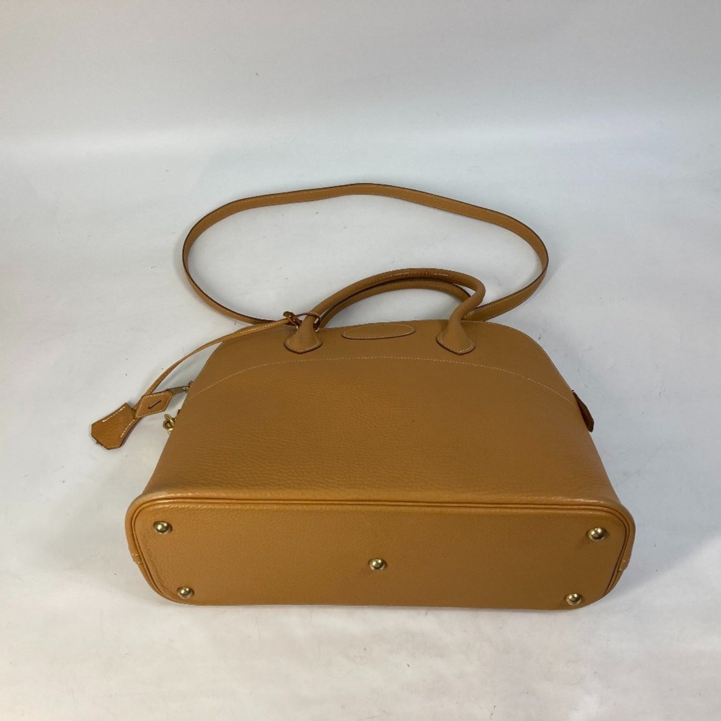 Hermès Bolide Beige Leather Hand Bag