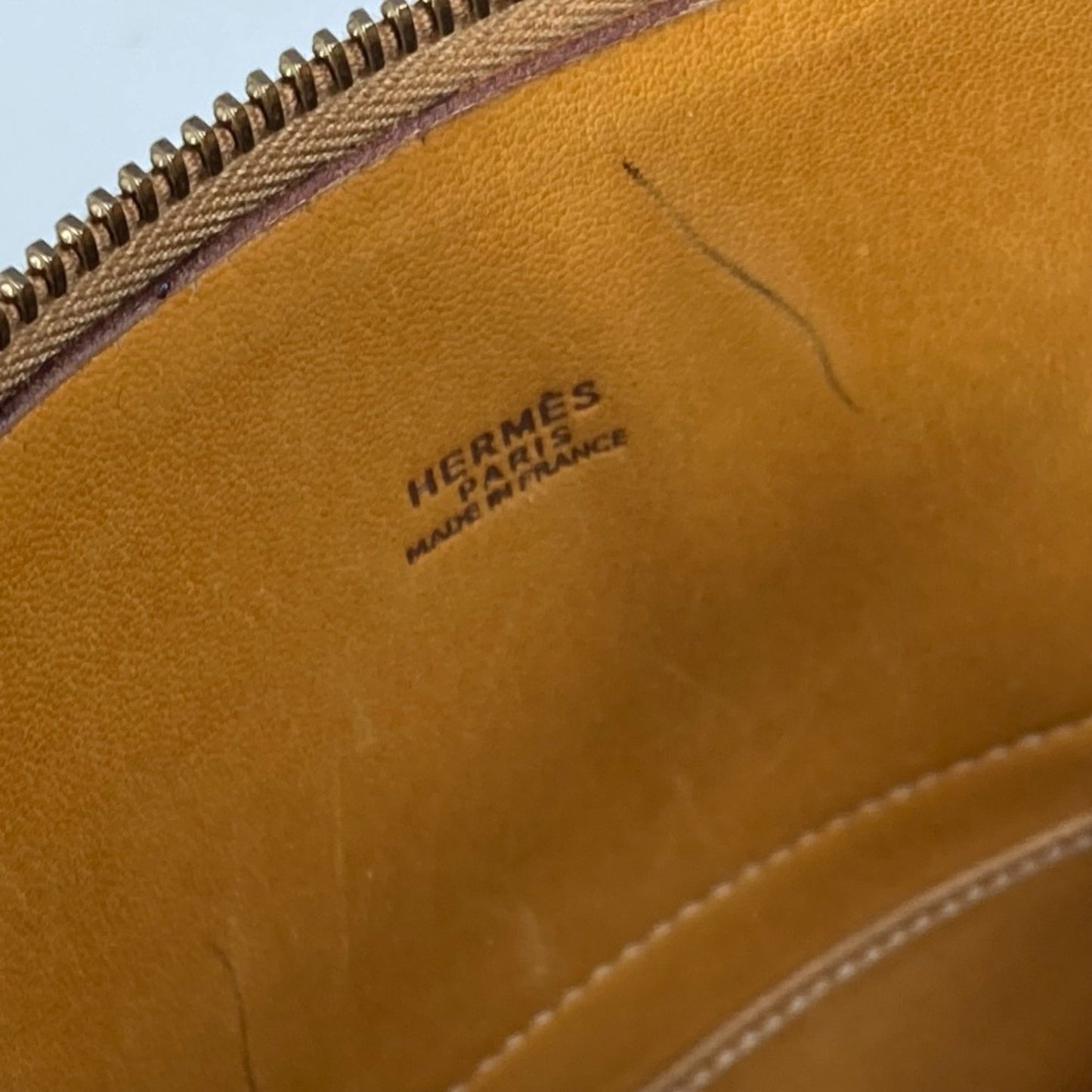 Hermès Bolide Beige Leather Hand Bag