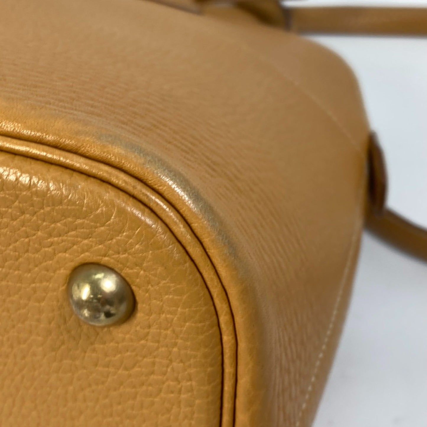 Hermès Bolide Beige Leather Hand Bag