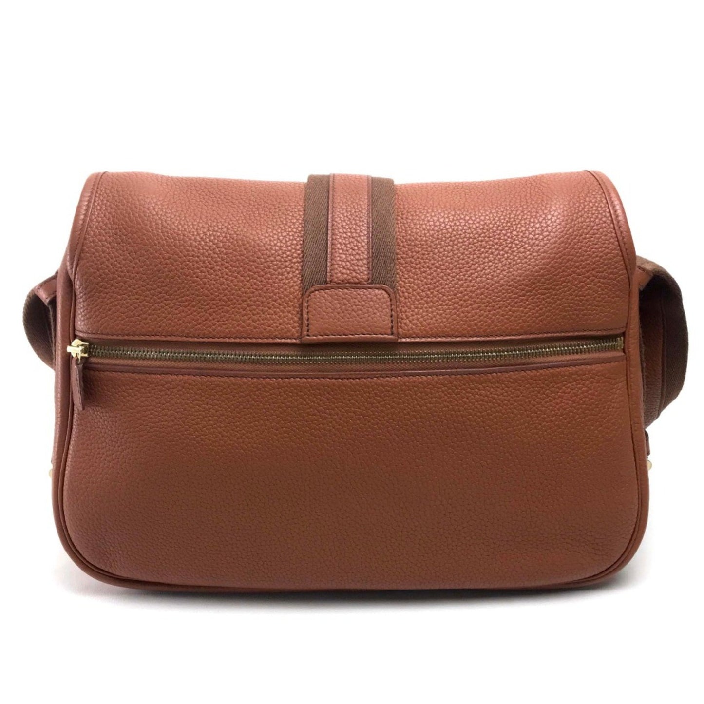 Hermès Bourlingue Brown Leather Shoulder Bag