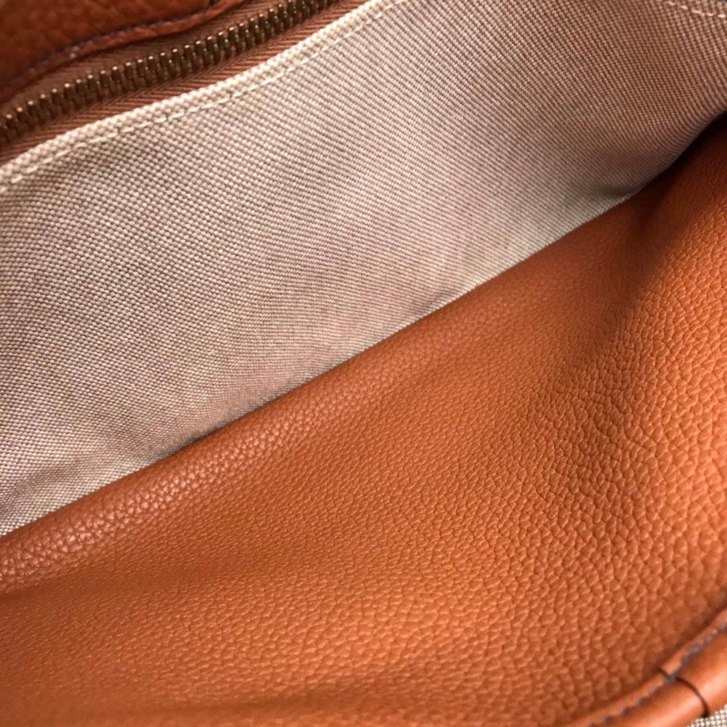 Hermès Bourlingue Brown Leather Shoulder Bag