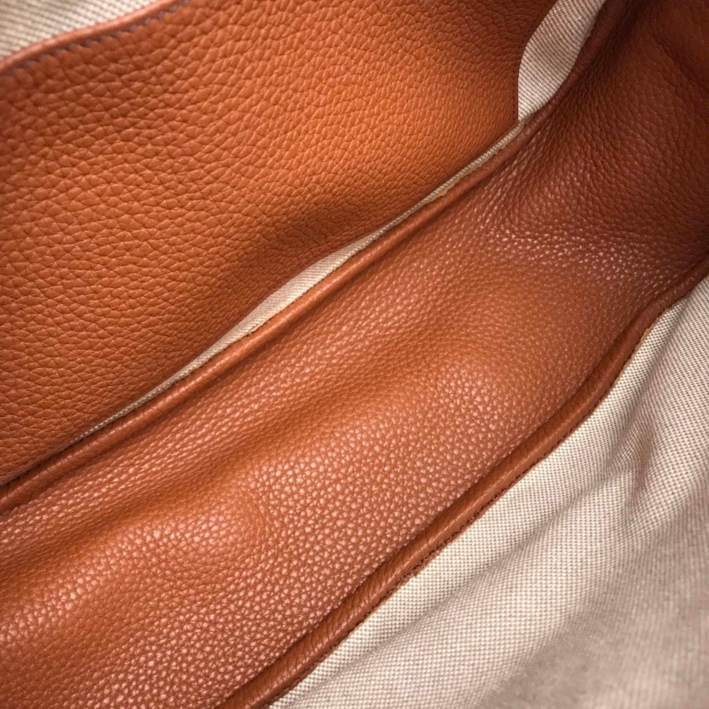 Hermès Bourlingue Brown Leather Shoulder Bag