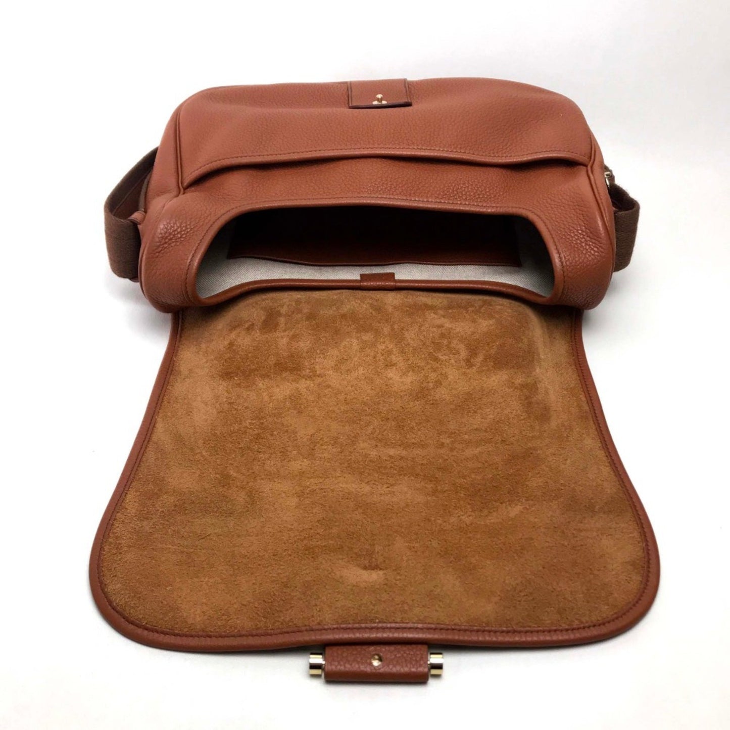 Hermès Bourlingue Brown Leather Shoulder Bag