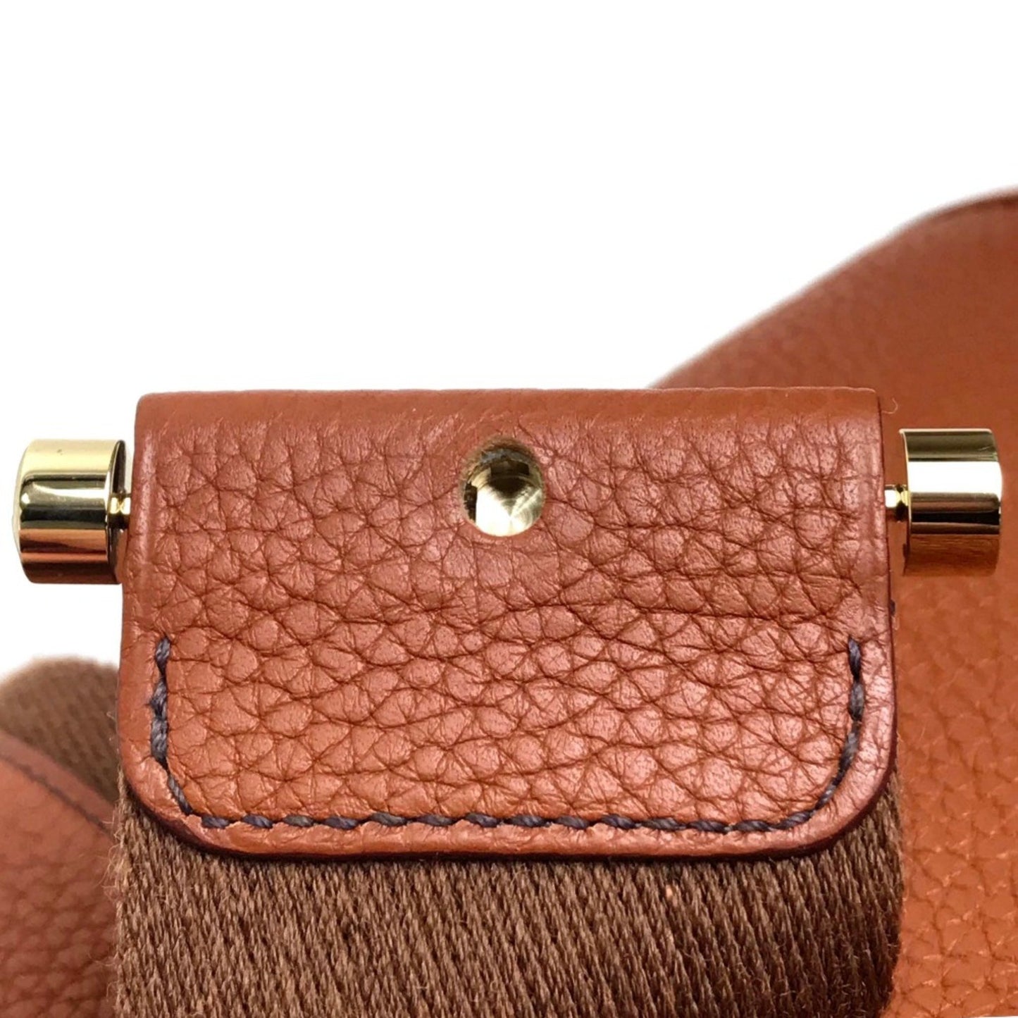 Hermès Bourlingue Brown Leather Shoulder Bag