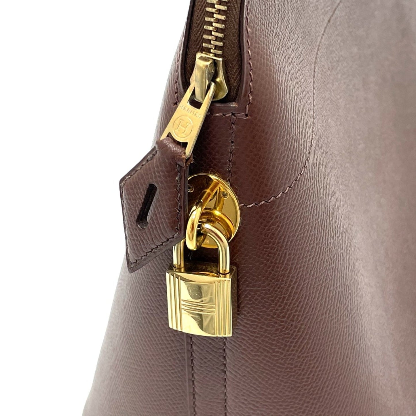 Hermès Bolide Brown Leather Hand Bag