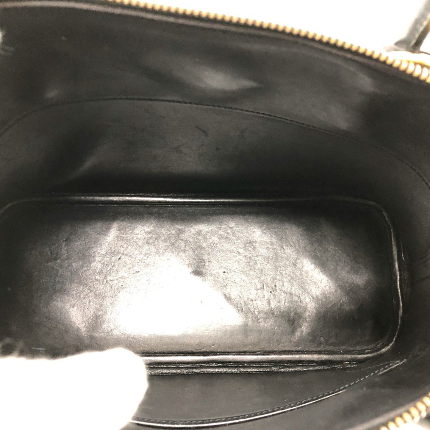 Hermès Bolide Black Leather Hand Bag