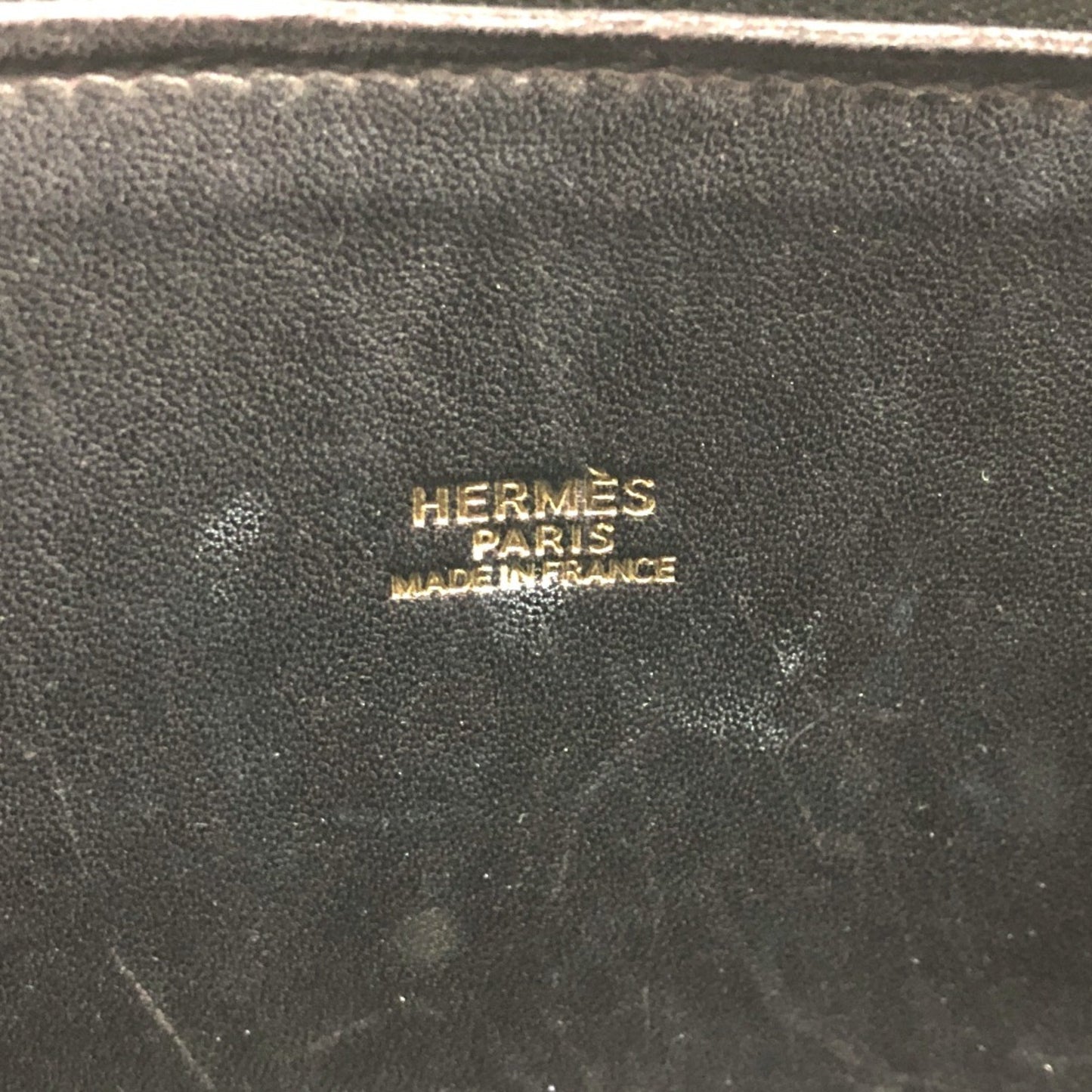 Hermès Bolide Black Leather Hand Bag