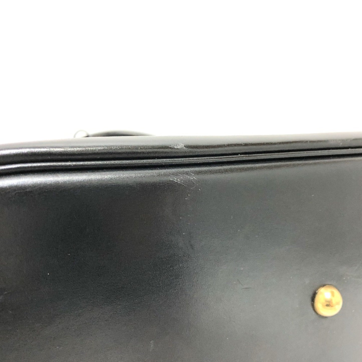 Hermès Bolide Black Leather Hand Bag