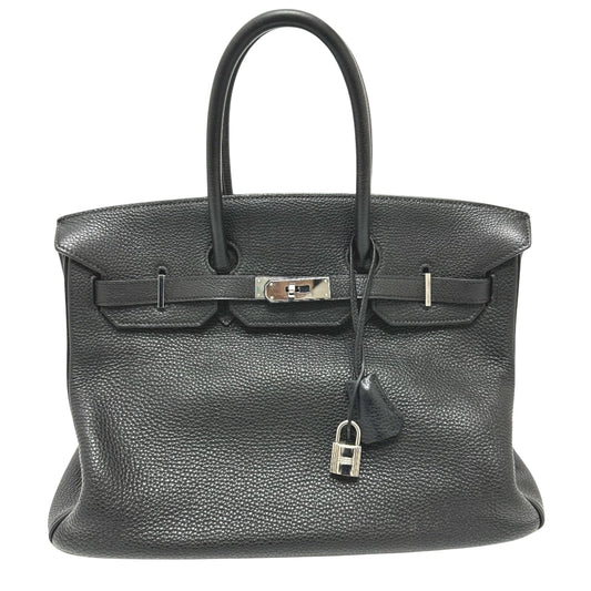 Hermès Birkin 35 Black Leather Hand Bag