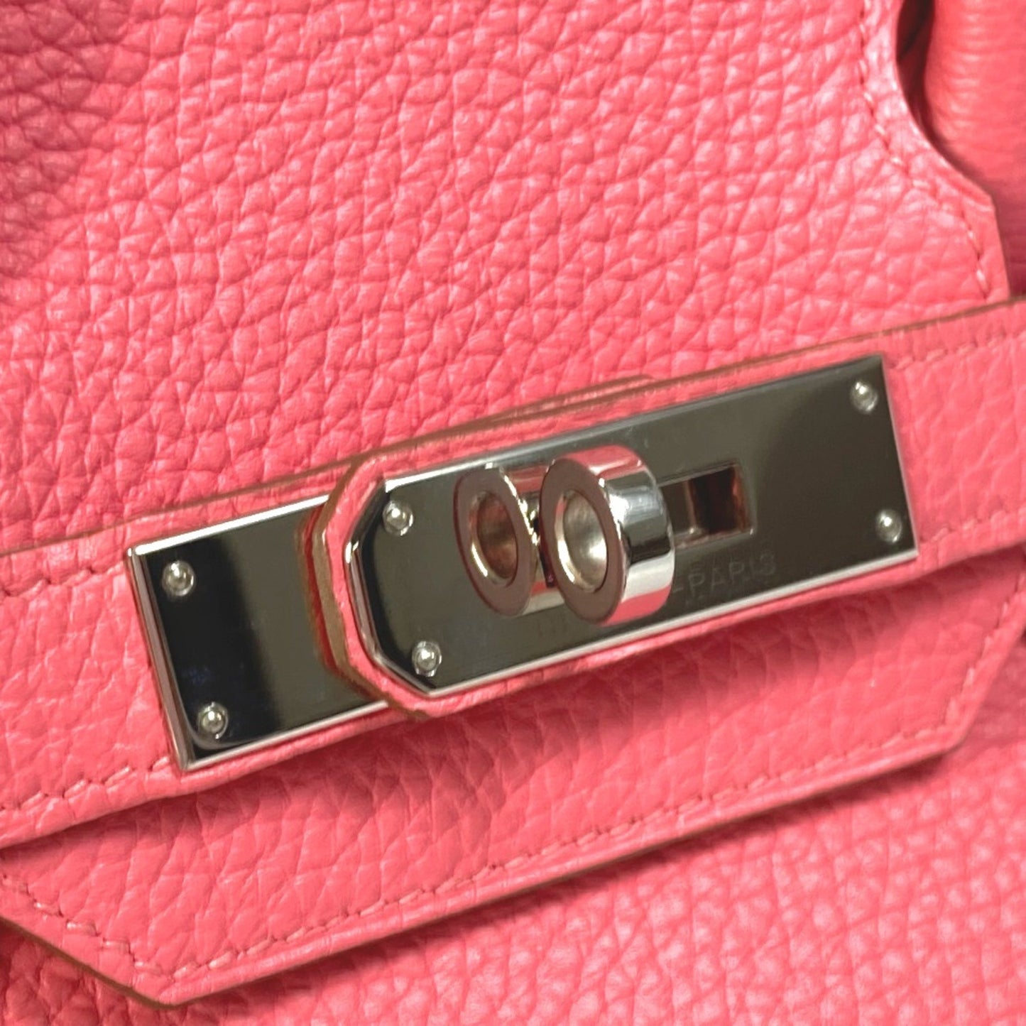 Hermès Birkin 30 Pink Leather Hand Bag