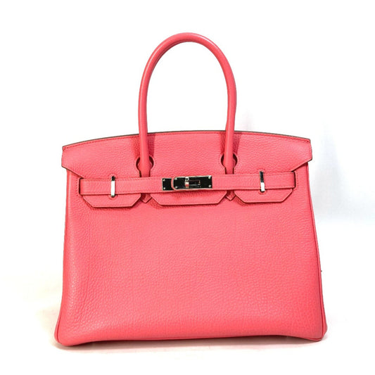 Hermès Birkin 30 Pink Leather Hand Bag