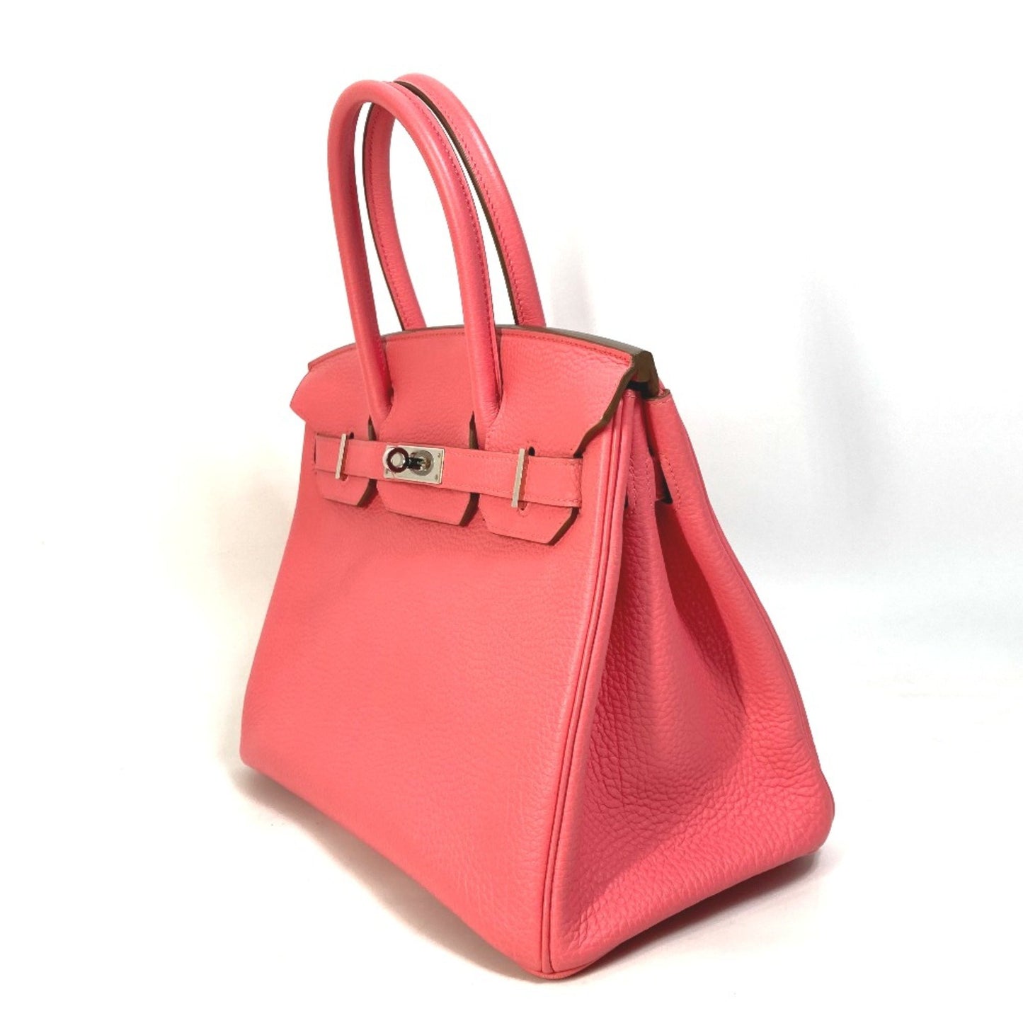 Hermès Birkin 30 Pink Leather Hand Bag