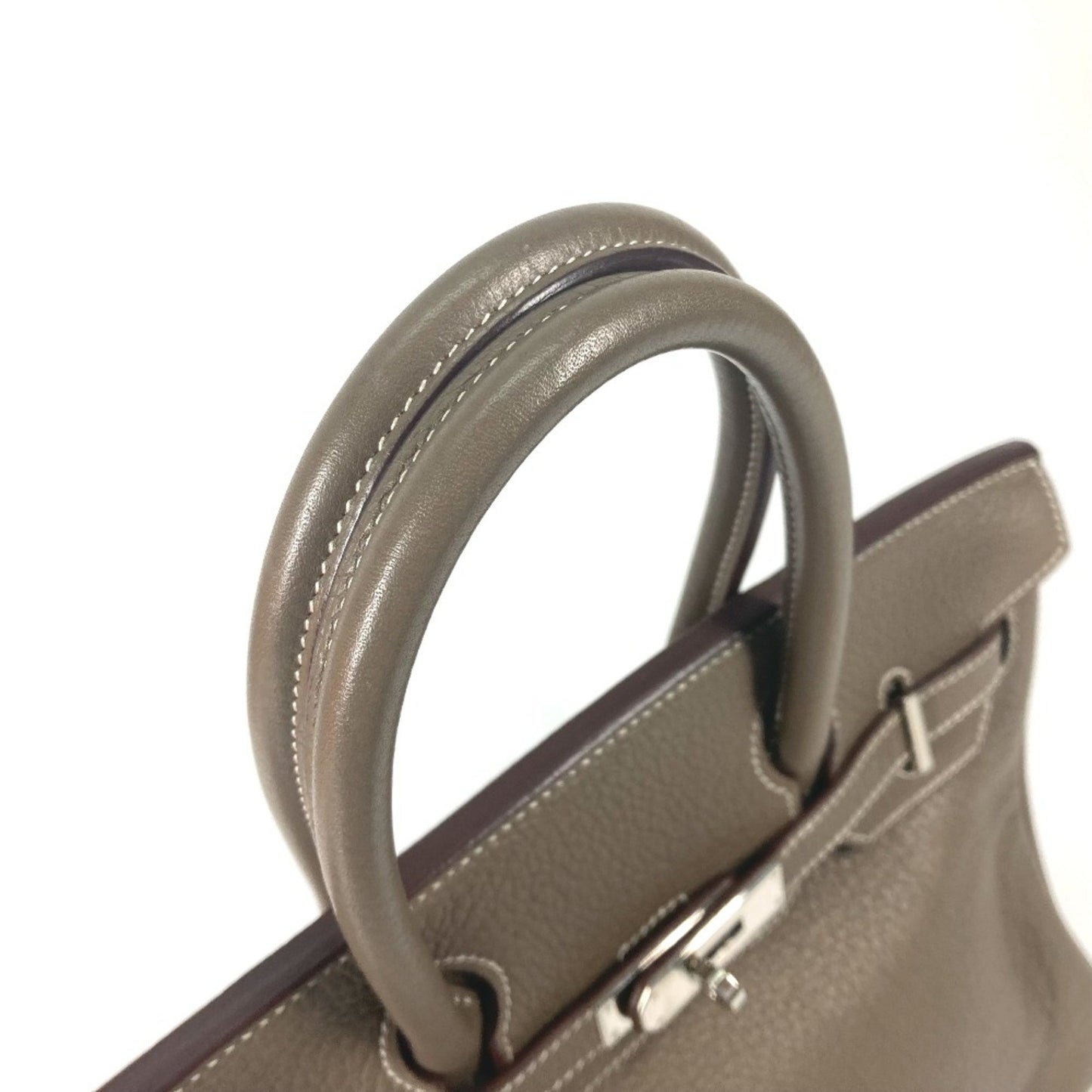 Hermès Birkin 30 Grey Leather Hand Bag