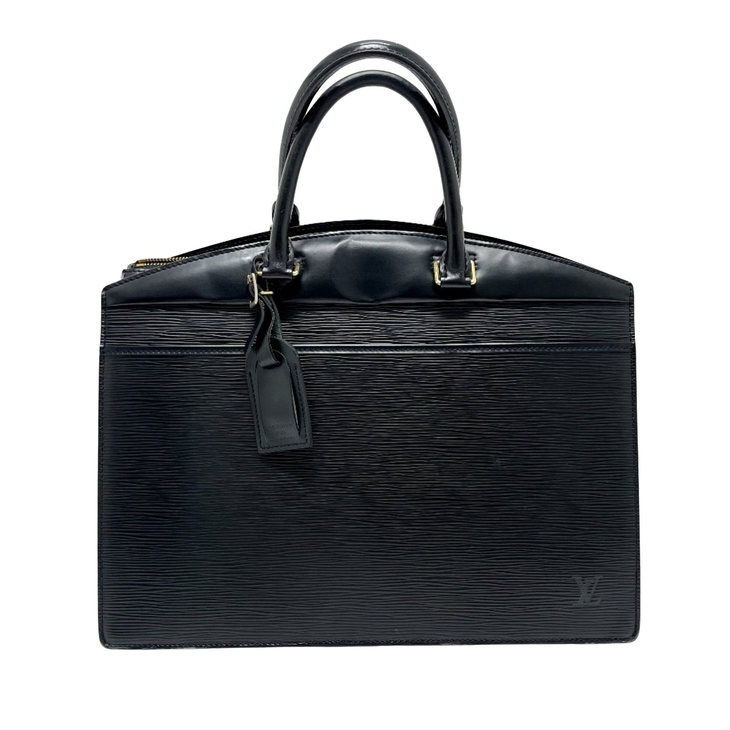 Louis Vuitton Riviera Black Leather Hand Bag