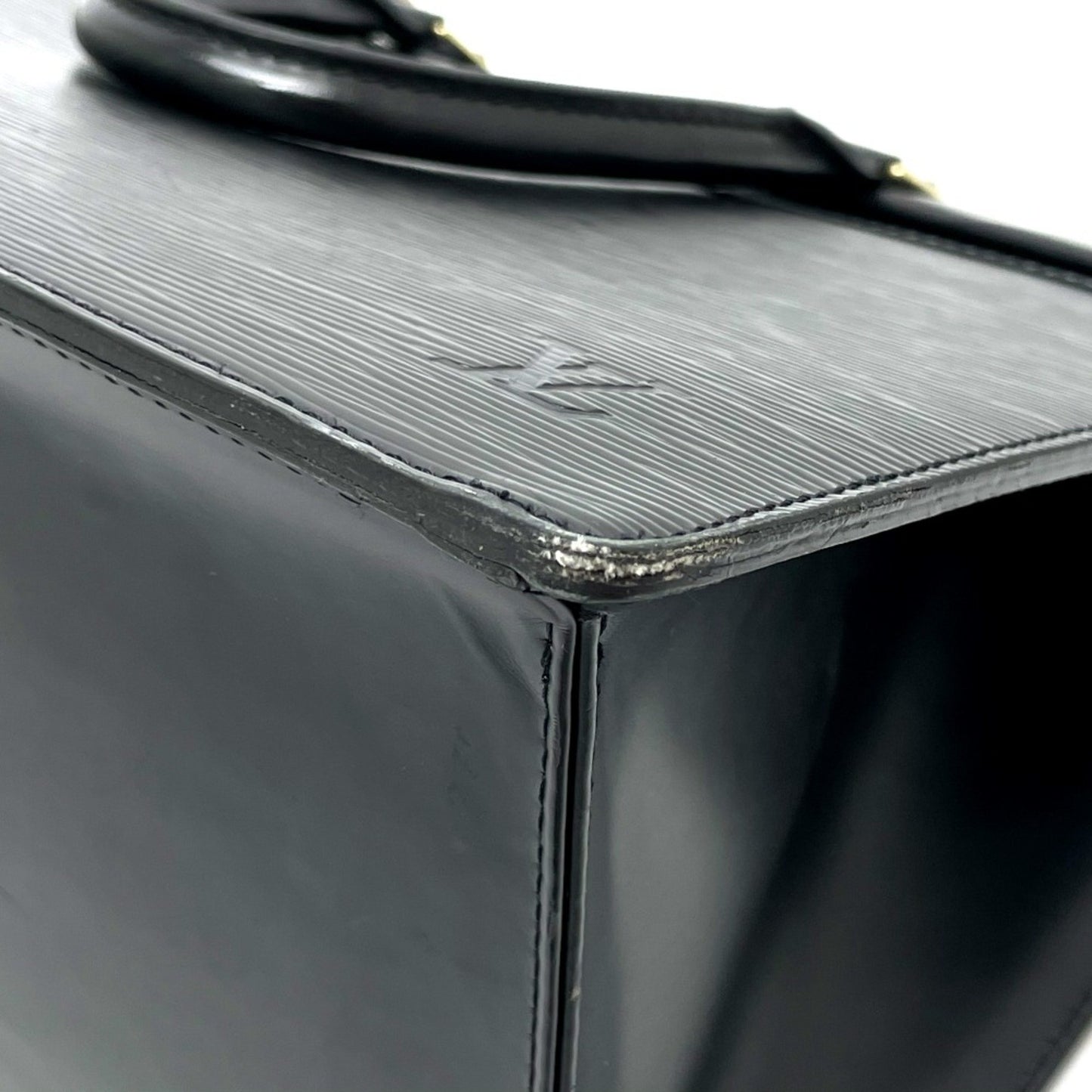 Louis Vuitton Riviera Black Leather Hand Bag