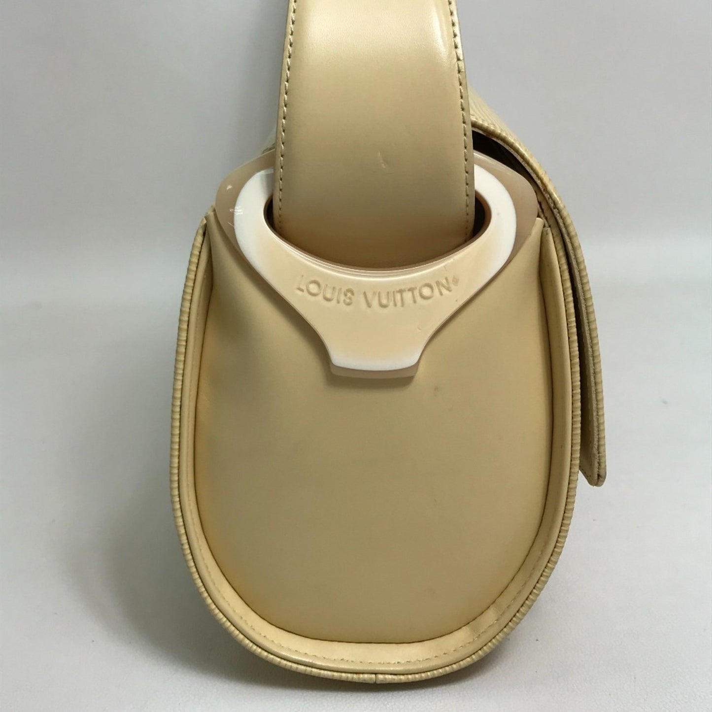 Louis Vuitton Nocturne Beige Leather Shoulder Bag