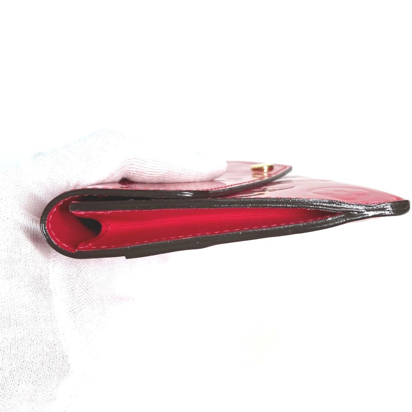 Louis Vuitton Jeanne Red Patent Leather Wallet Accessories