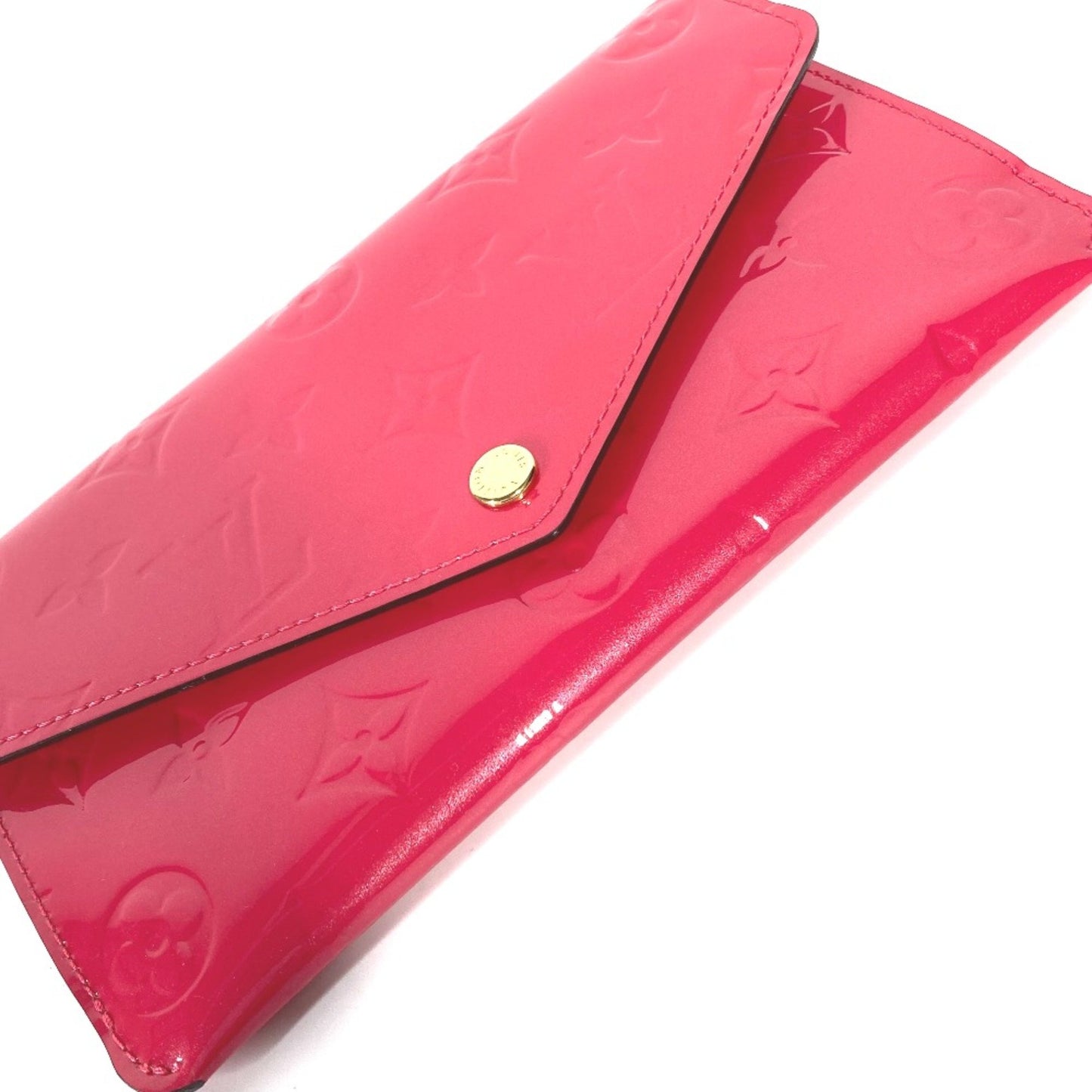 Louis Vuitton Jeanne Red Patent Leather Wallet Accessories