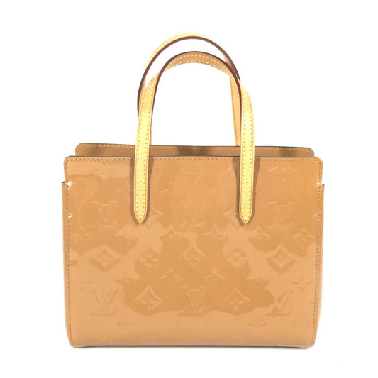 Louis Vuitton Monogram Beige Patent Leather Tote Bag