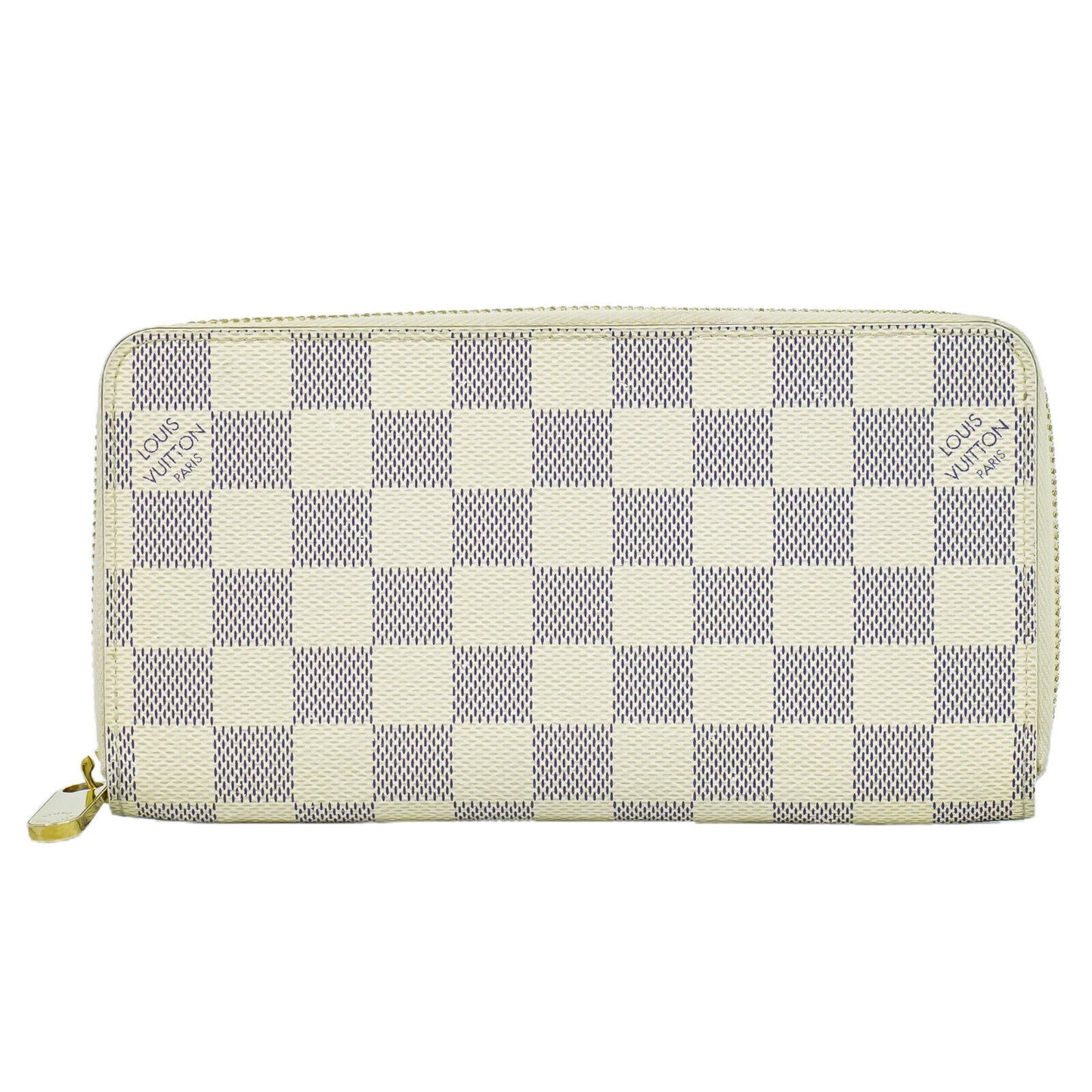 Louis Vuitton Portefeuille zippy White Canvas Wallet Accessories