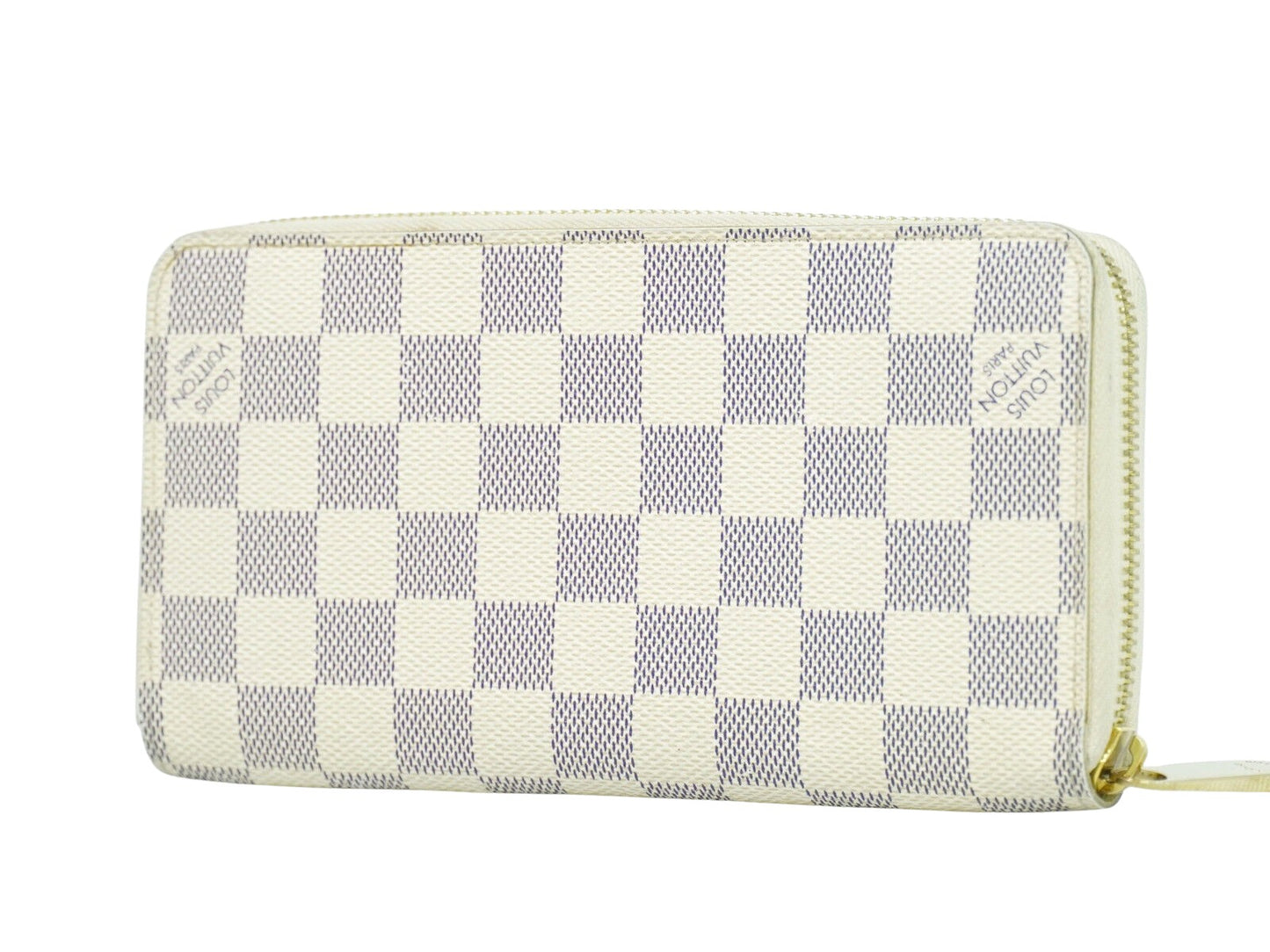 Louis Vuitton Portefeuille zippy White Canvas Wallet Accessories