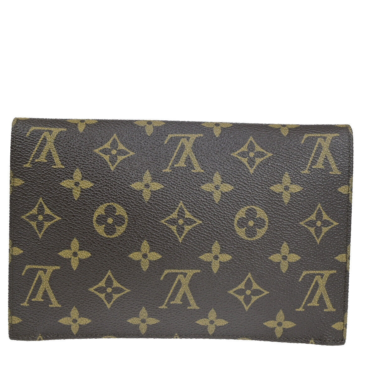 Louis Vuitton Pochette Rabat Brown Canvas Clutch Bag