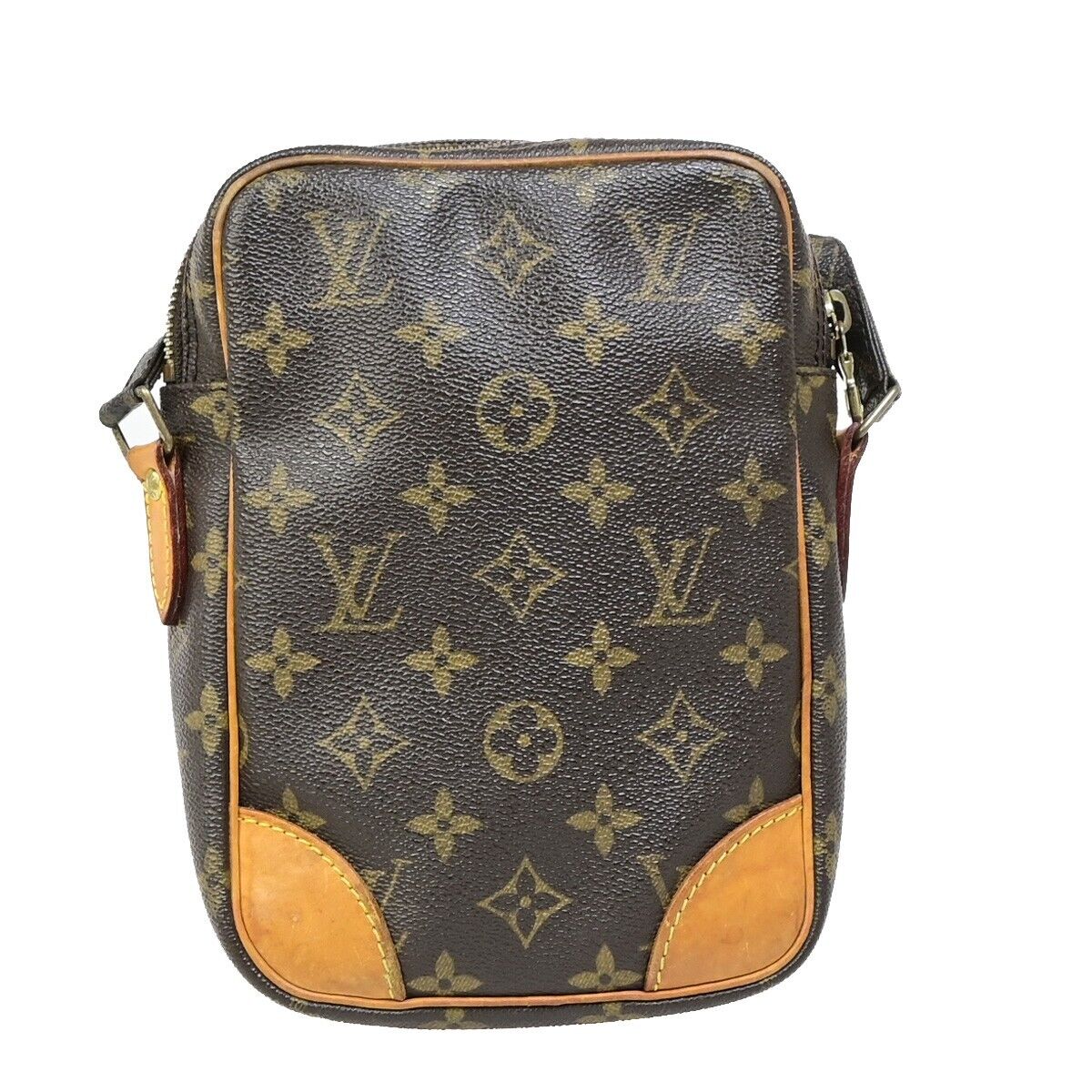 Louis Vuitton Danube Brown Canvas Shoulder Bag