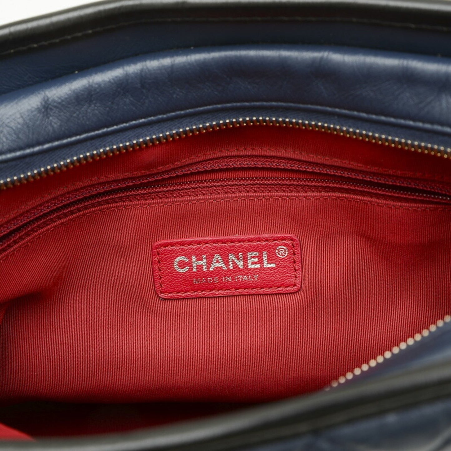 Chanel Gabrielle Black Leather Shoulder Bag