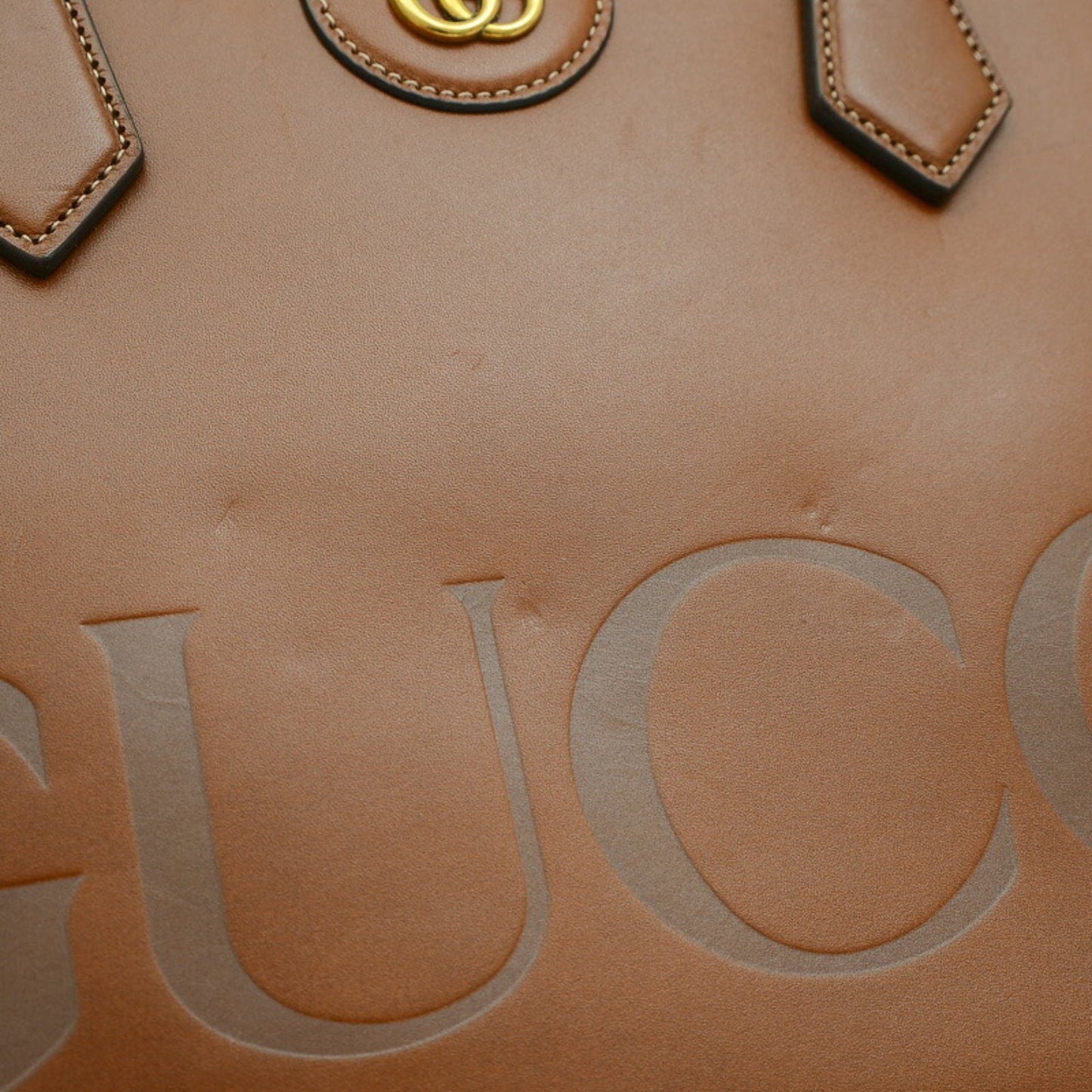 Gucci Diana Brown Leather Hand Bag