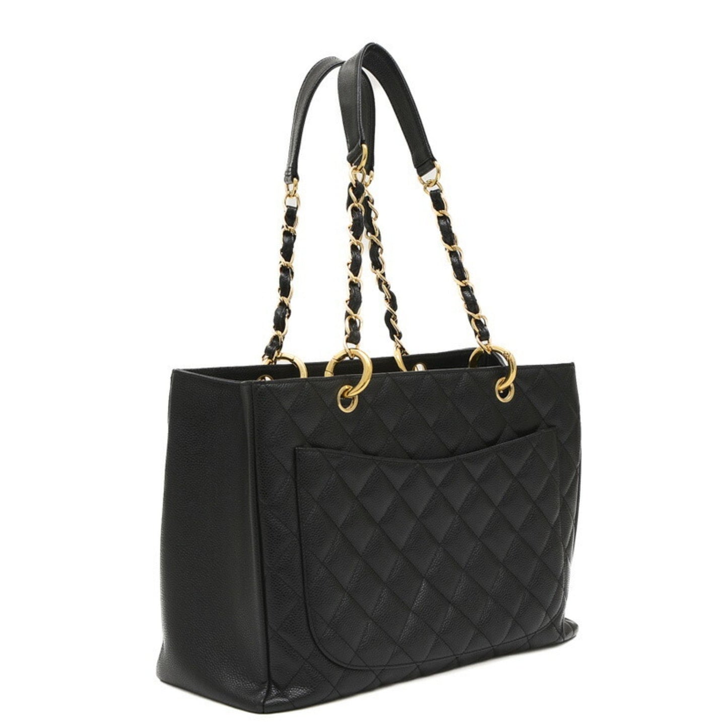 Chanel Grand shopping Black Leather Tote Bag