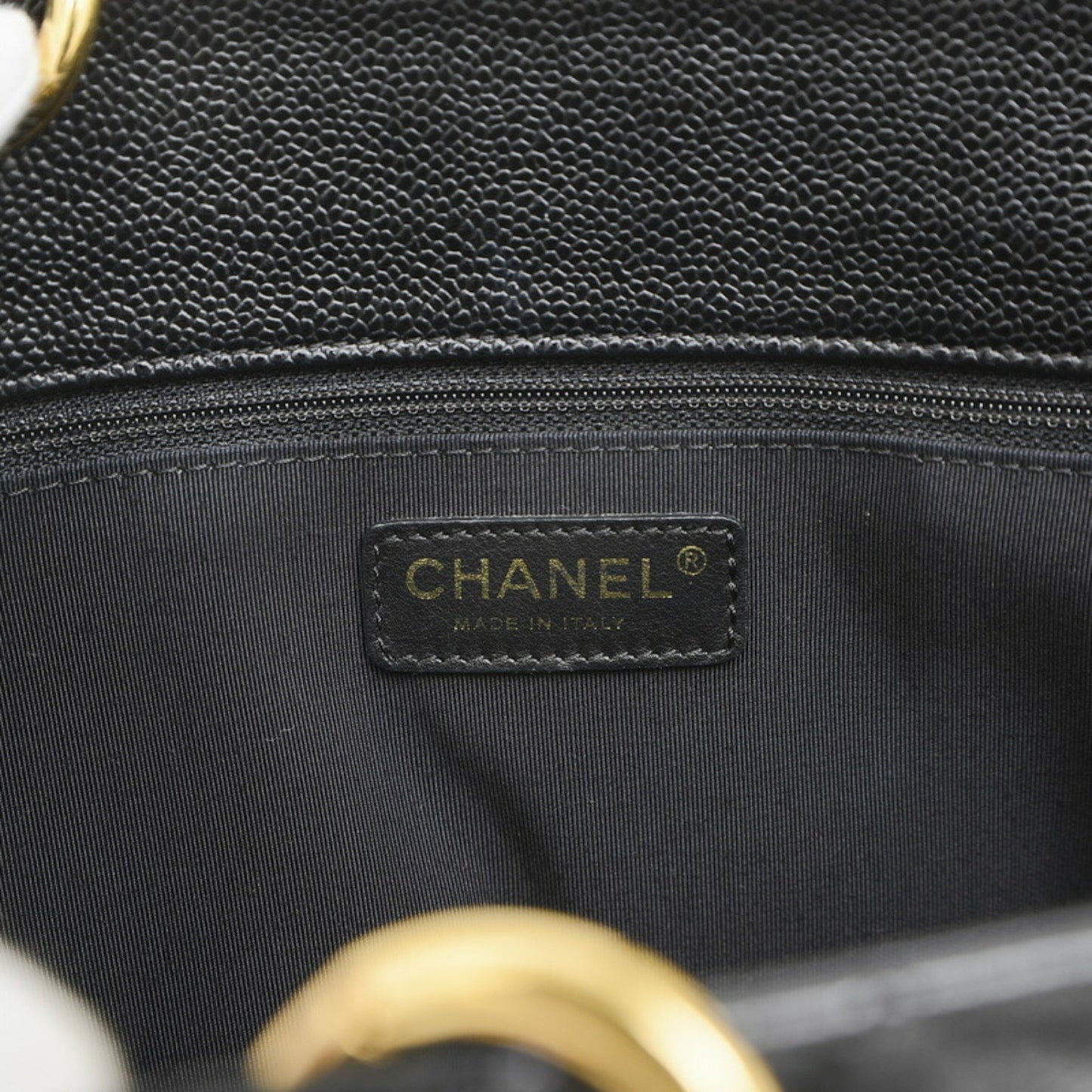 Chanel Grand shopping Black Leather Tote Bag