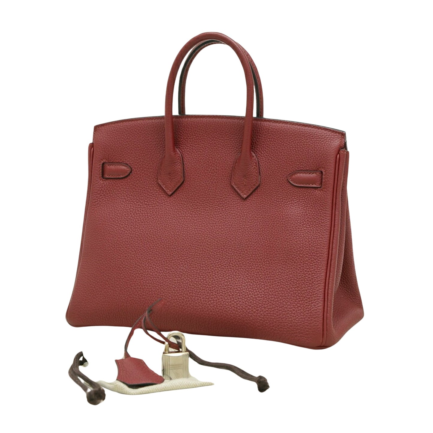 Hermès Birkin 25 Burgundy Leather Hand Bag