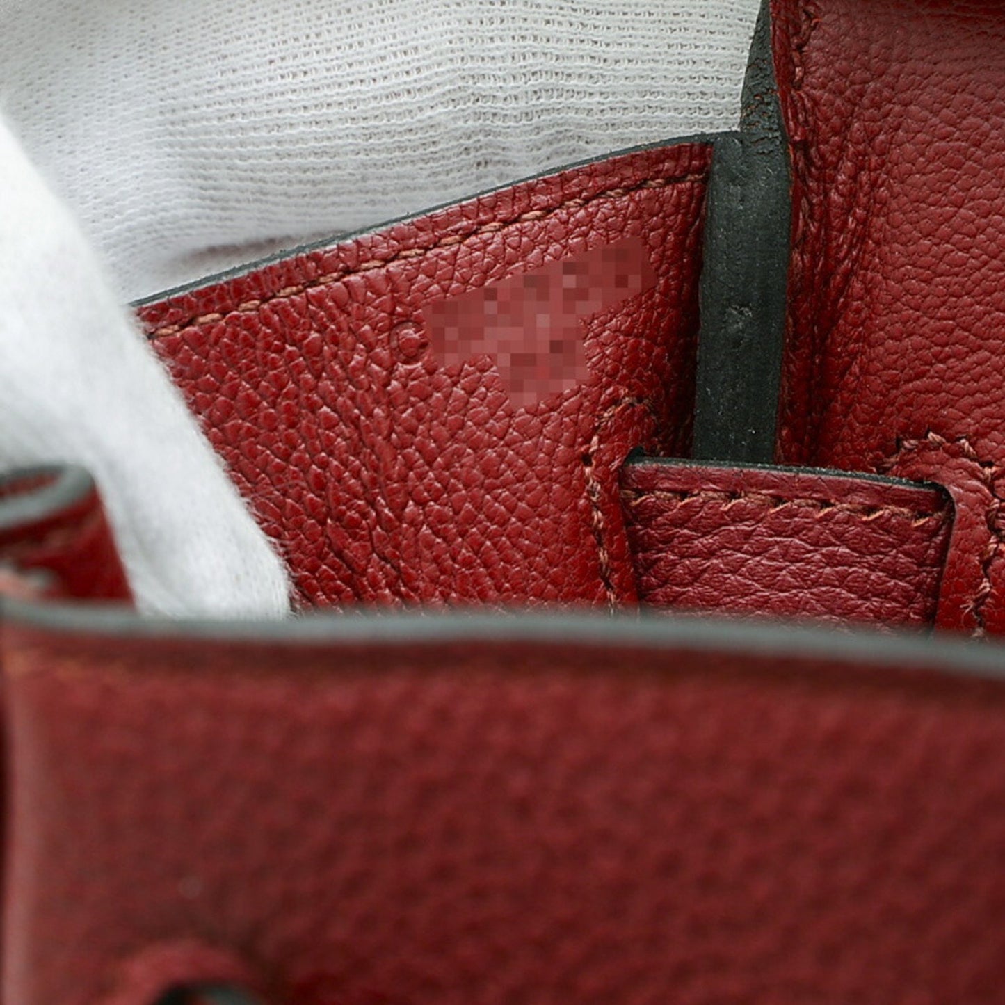 Hermès Birkin 25 Burgundy Leather Hand Bag