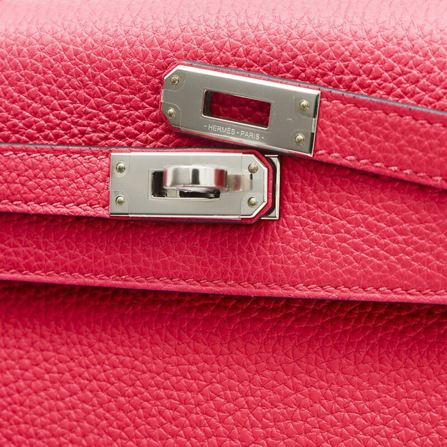 Hermès Kelly 25 Pink Leather Hand Bag