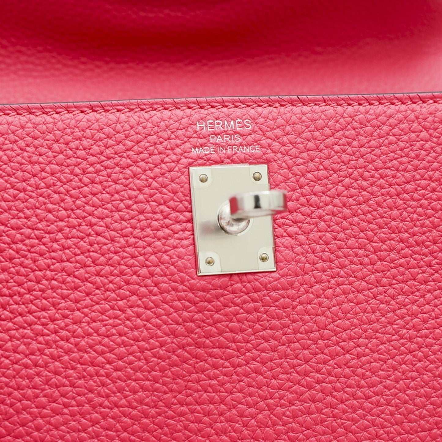 Hermès Kelly 25 Pink Leather Hand Bag