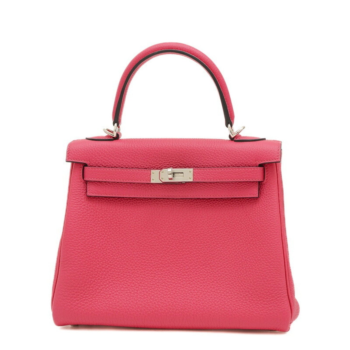 Hermès Kelly 25 Pink Leather Hand Bag