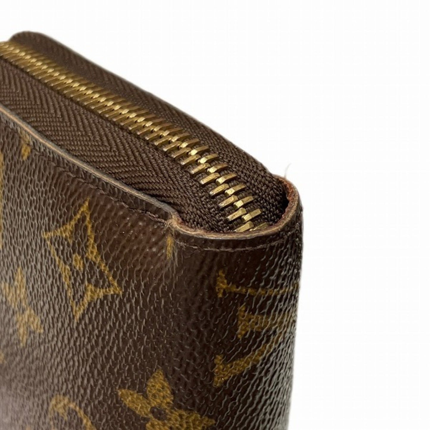 Louis Vuitton Portefeuille zippy Brown Canvas Wallet Accessories